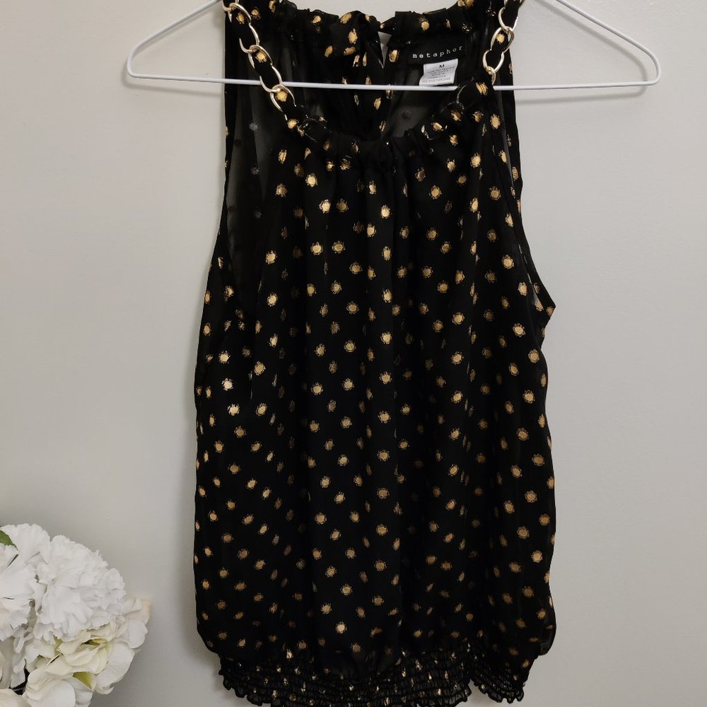 Metaphor Black & Gold Shirt
